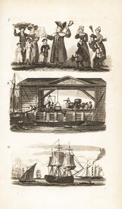 The Bellman, en London Wharf og kullskip og kullflåte