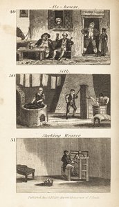 Handler i Regency England: Ølhus, silkefabrikk og strømpevever av Isaac Taylor