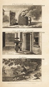 Handler i Regency England: kullbrenning, jøde som selger blyanter og fiske