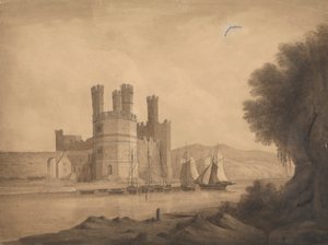 Caernarvon (slottet) Eagle Tower av Isaac Weld