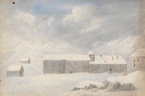 Kloster, St. Bernard-fjellet (Sveits)