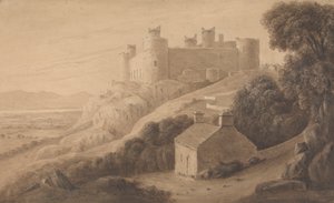 Harlech slott av Isaac Weld