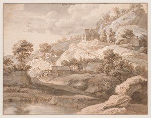 Utsikt nær Orleans av Isaac de Moucheron