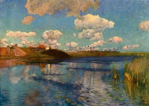 En solrik dag ved innsjøen, 1899-1900, 1965.