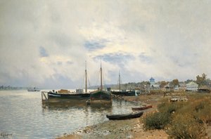 Etter regnet. Plyos, 1889. av Isaak Ilyich Levitan