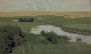 Lille elv Istra, 1885-1886 av Isaak Ilyich Levitan