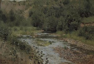 Strøm, 1880-tallet av Isaak Ilyich Levitan