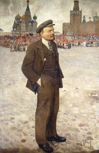 Lenin på den røde plass