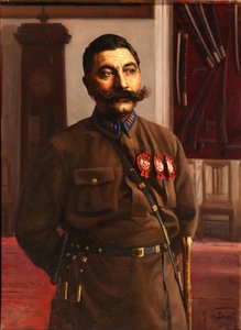 Portrett av Semyon Mikhailovich Budyonny 1883-1973, 1929