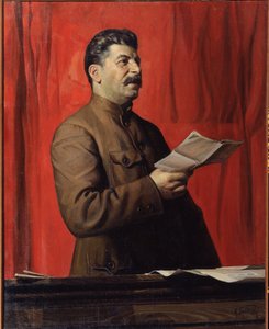Portrett av Stalin av Isaak Israilevich Brodsky