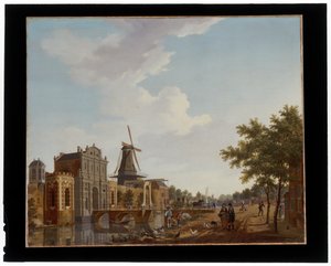Catharijnepoort i Utrecht av Isaak Ouwater