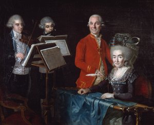 Familiegruppe, 1781 av Isabelle Pinson