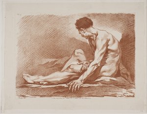 Sittende herremodell av Isak Henningsen