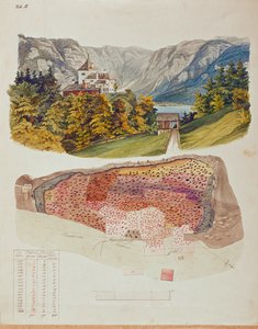 I 1846 begynte gruveingeniøren og amatørarkeologen Johann Georg Ramsauer å grave i gravstedet over Hallstatt i Østerrike … av Isidor Engel