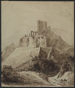 Ruinene av Chateau d