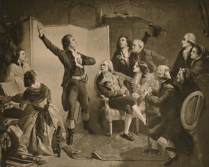 Den første sangen av Marseillaise, 1895.