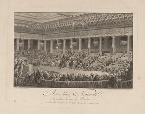 Natten til 4. august 1789 i nasjonalforsamlingen 1790