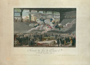 Tennisbaneeden 20. juni 1789. av Isidore Stanislas Helman