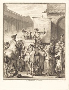Den franske sjarlatanen av Isidore Stanislas Helman after Jean Duplessi Bertaux