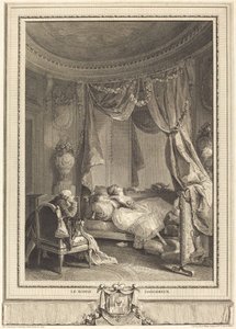 Den farlige romanen av Isidore Stanislas Helman after Nicolas Lavreince