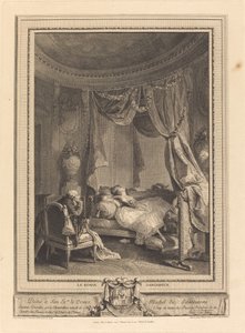 Den farlige romanen av Isidore Stanislas Helman after Nicolas Lavreince