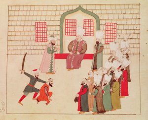 Ms 1671 En vesir ser på en henrettelse av Islamic School