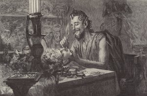 Djevelen skaper masker av Ismael after Gentz