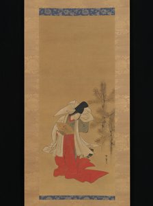 Kurtisane-danserinne (Shirabyōshi) til nyttår av Isoda Koryusai