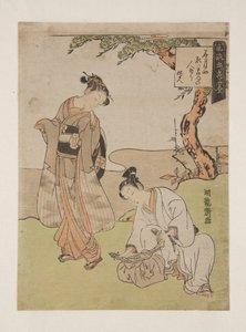 Dikt av Shiseki (farget treblokktrykk) av Isoda Koryusai