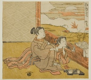 Den åttende måneden (Sogetsu), fra serien "Fashionable Twelve Months (Furyu juni tsuki)"