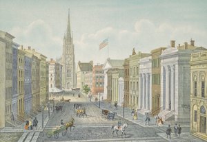 Wall Street, New York i 1847.