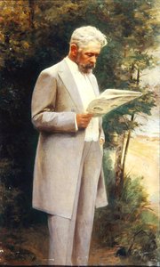 Portrett av forfatteren Nikolay G. Garin (1852-1906) 1905