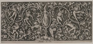 Ornament med Dance of the Lovers av Israhel van Meckenem