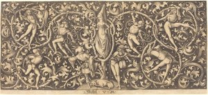 Ornament med Morris Dancers, ca. 14901500.
