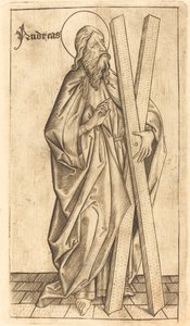 Saint Andrew, ca. 14701480. av Israhel van Meckenem