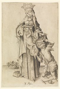 St. Elizabeth av Israhel van Meckenem
