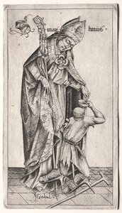 St. Martin av Israhel van Meckenem