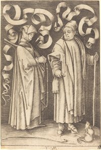 Kirkegjengerne, ca. 14951503. av Israhel van Meckenem