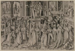 Dansen ved Herodes hoff, ca. 1500.