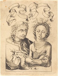 Den tåpelige gamle mannen og den unge jenta, ca. 14801490.