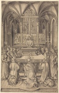 Sankt Gregors messe av Israhel van Meckenem