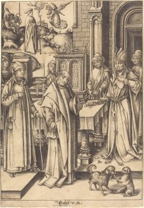 Joachims offer av Israhel van Meckenem after Hans Holbein the Elder