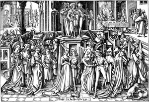 Dansen ved Herodes hoff, ca. 1500