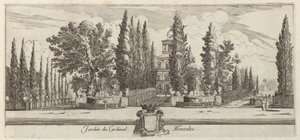 Garden of Cardinal Montalte av Israël Silvestre