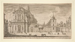 Jesuittnovitiat i St. Germain des Pres av Israël Silvestre
