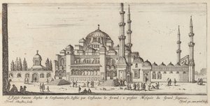 Saint Sophia-kirken i Konstantinopel, bygget av Konstantin den store; nå den store Herrens moske av Israël Silvestre