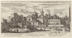 Madonna del Popolo av Israël Silvestre