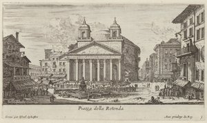 Piazza della Rotonda av Israël Silvestre