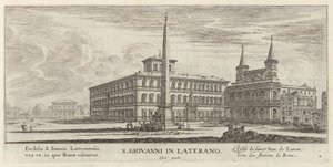 S. Giovanni i Laterano av Israël Silvestre