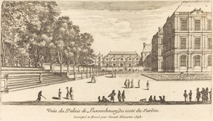 Utsikt over Luxembourg av Israël Silvestre